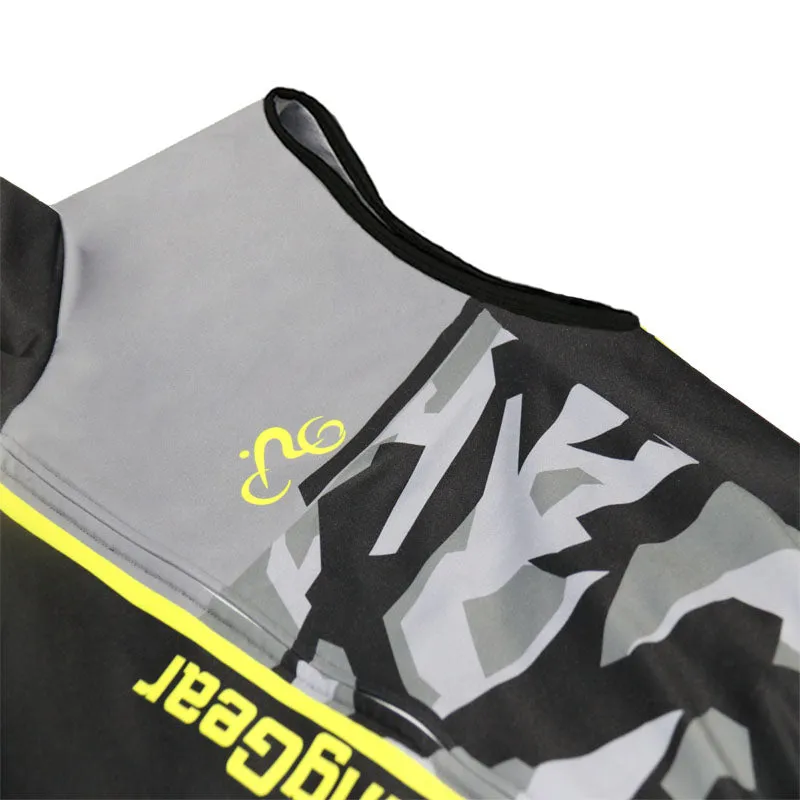 2012 yellow sky Fleece Retro Cycling Vest