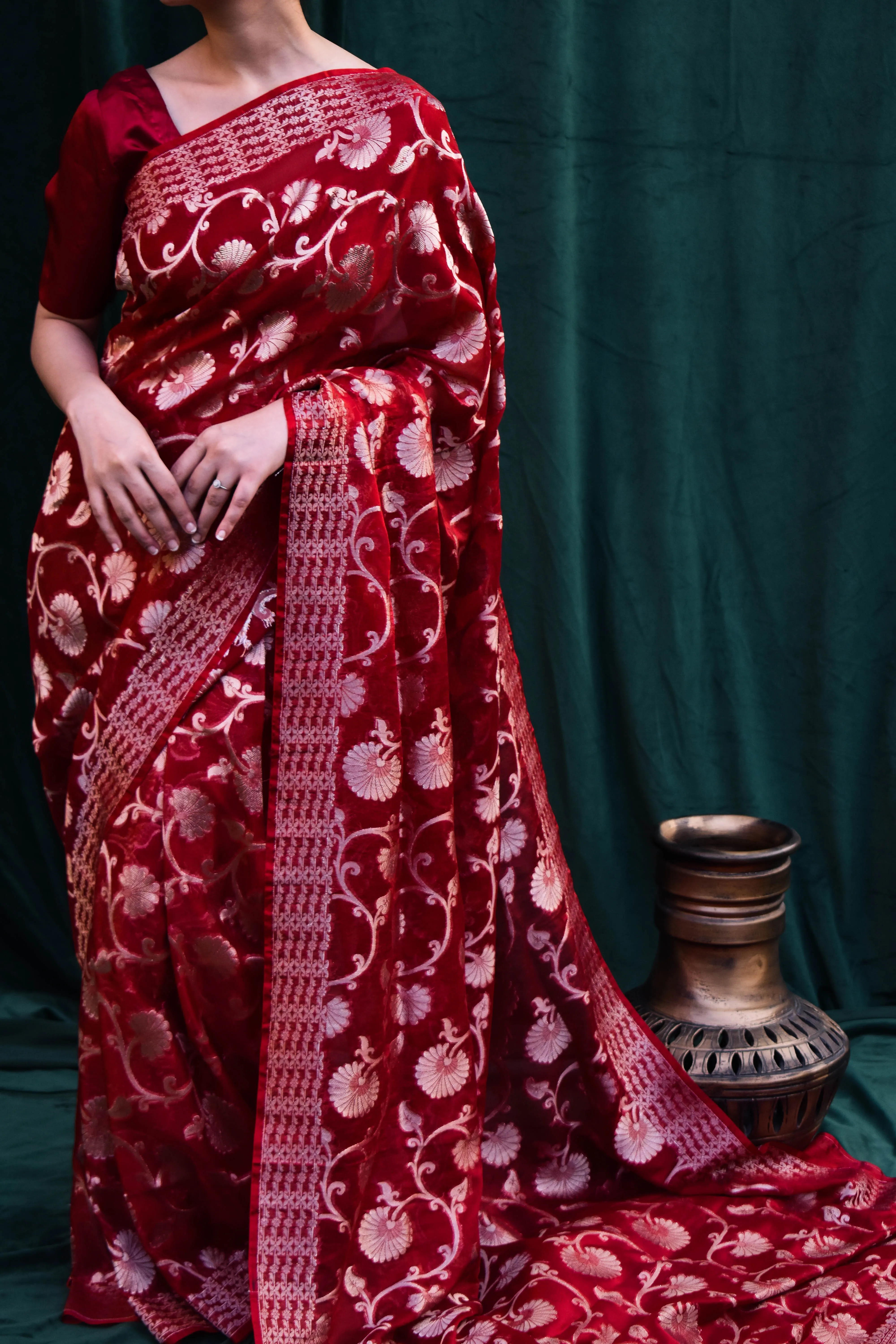 Banarsi Chiffon: Sindoor