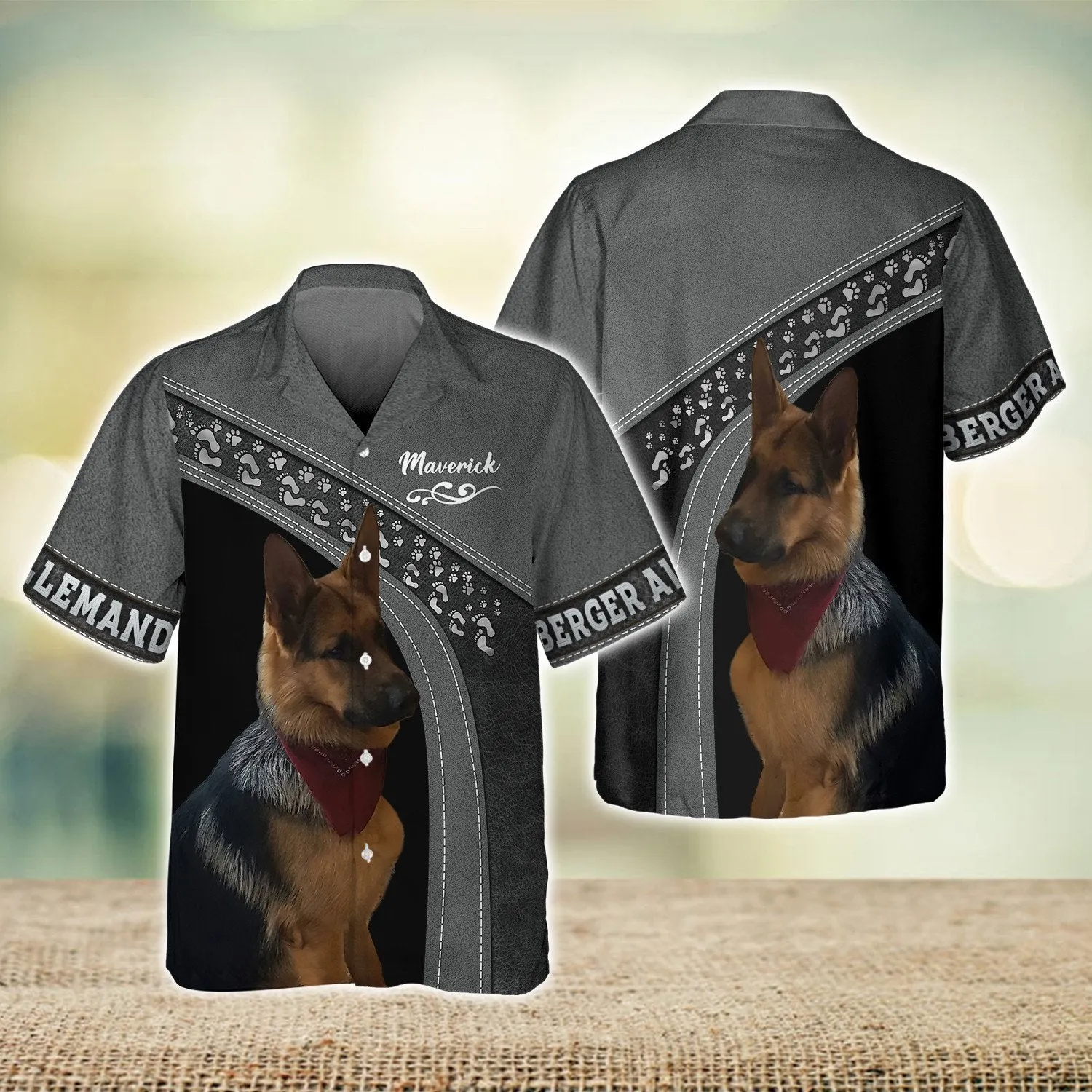 Berger Allemand Love Never Walk Alone 3D Full Print Shirts, Shirt For Dog Lovers, Dog Memorial Gifts for loss of Dog