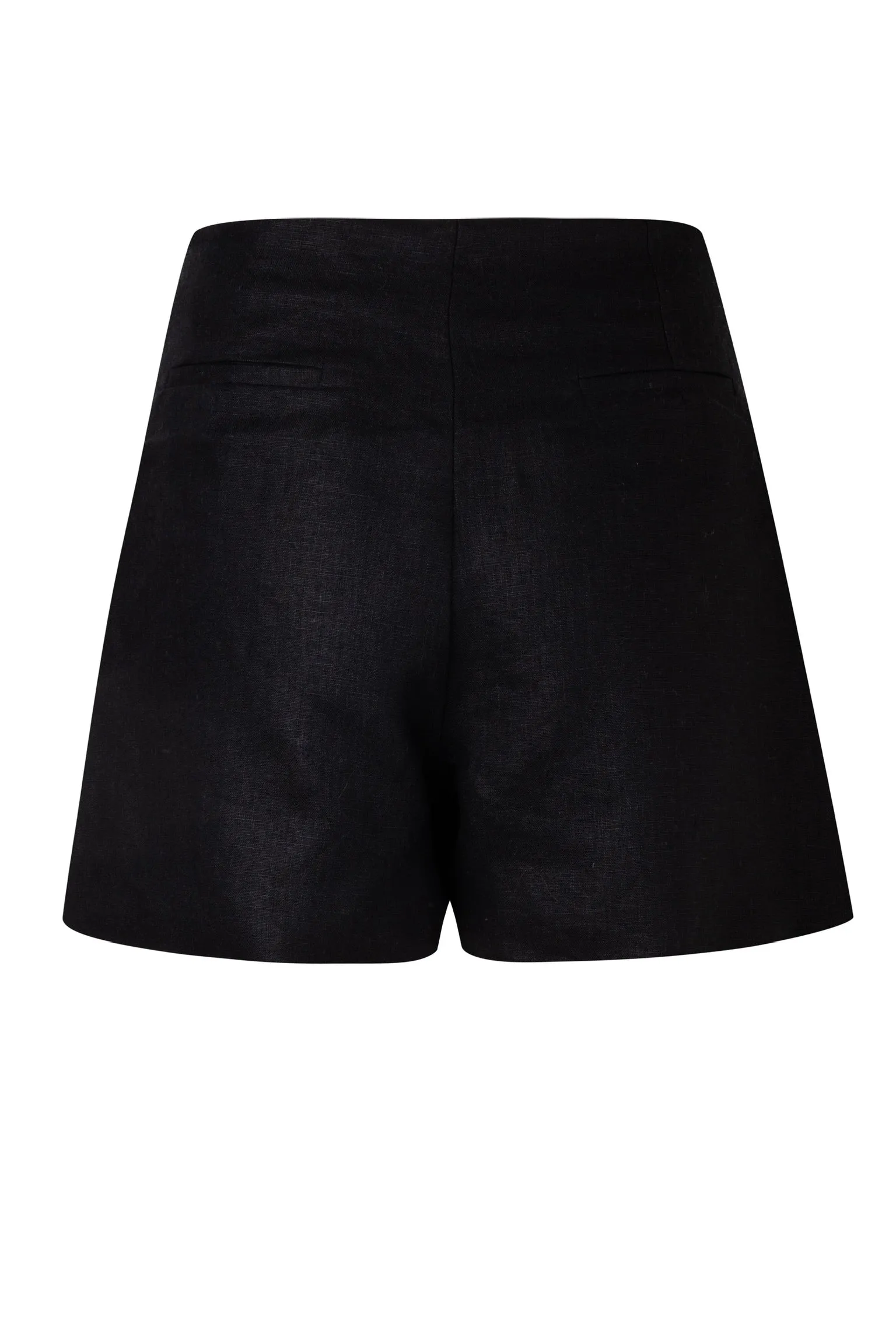 Button Up High Waisted Shorts