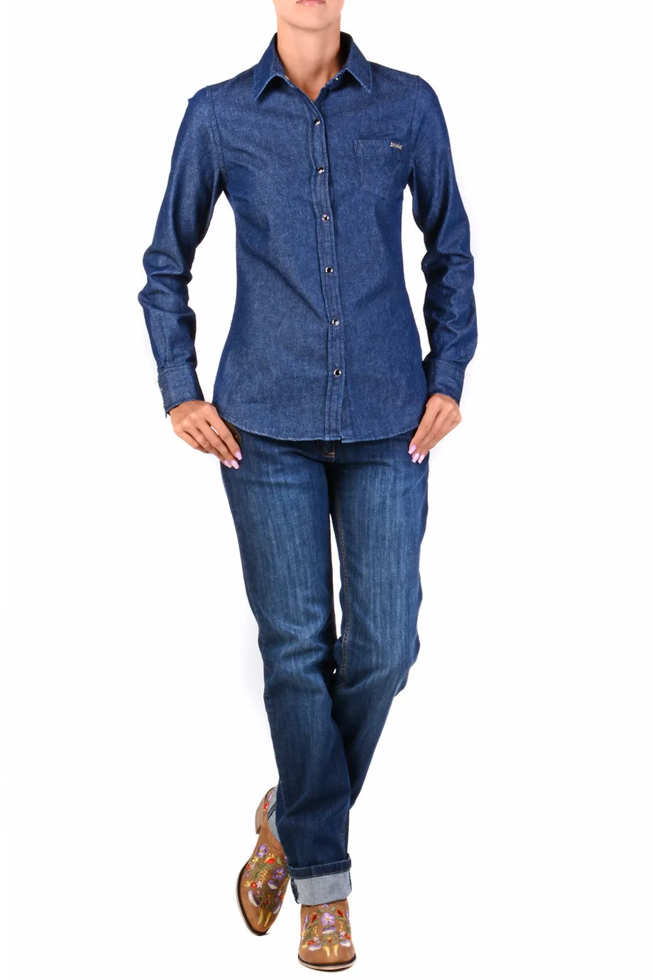 CARLOS MIELE DENIM Intermediate Wash Shirt