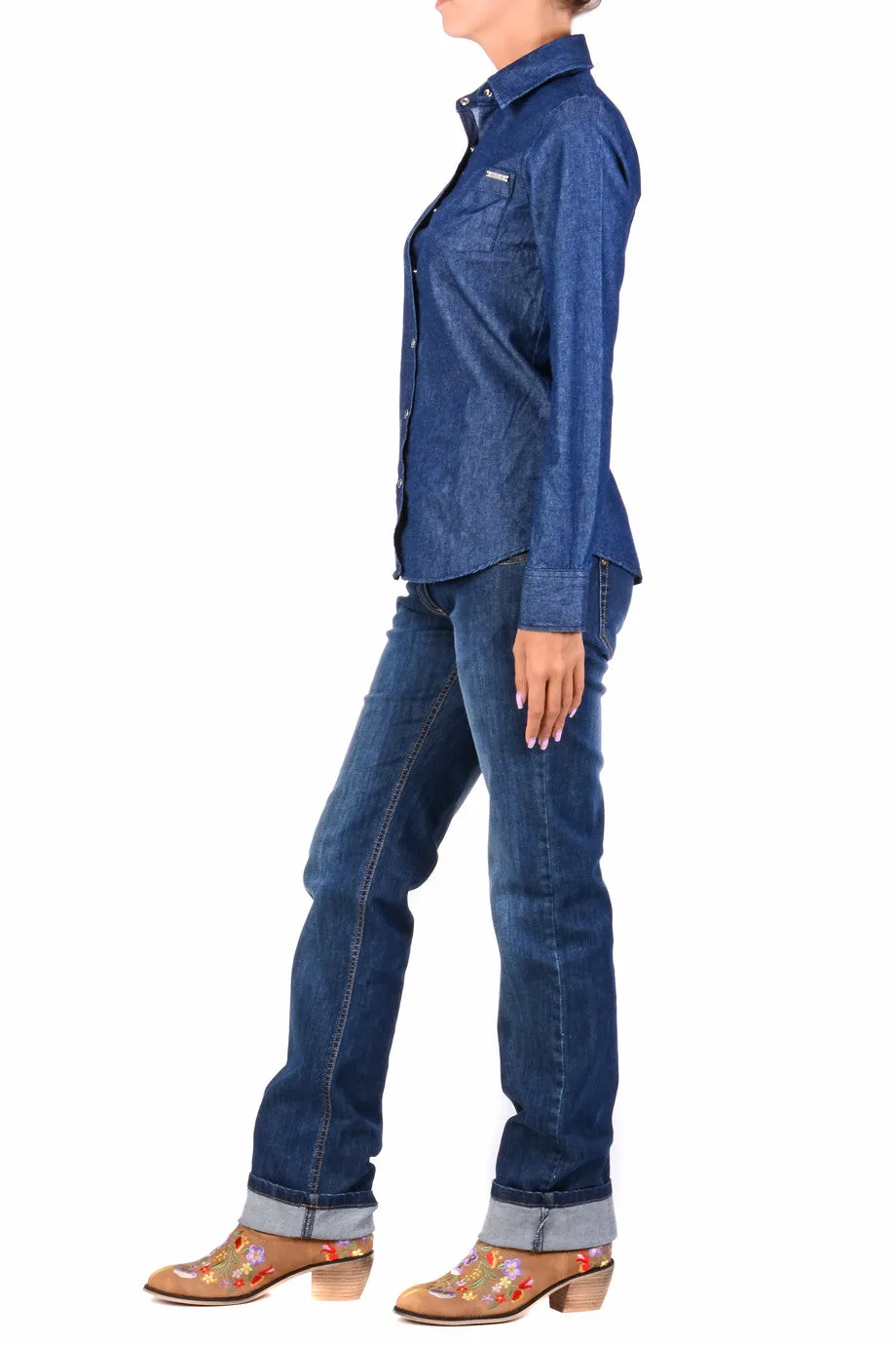 CARLOS MIELE DENIM Intermediate Wash Shirt