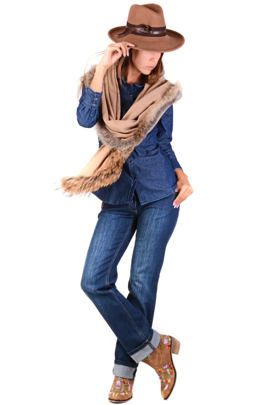 CARLOS MIELE DENIM Intermediate Wash Shirt