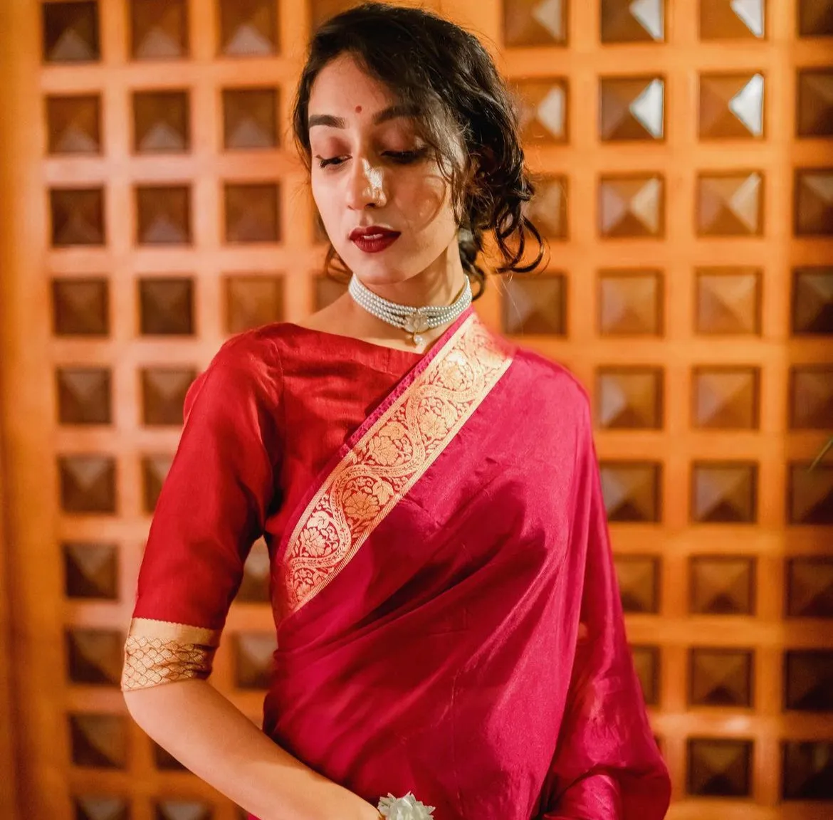 Chiffon Silk Banarsi - Diya