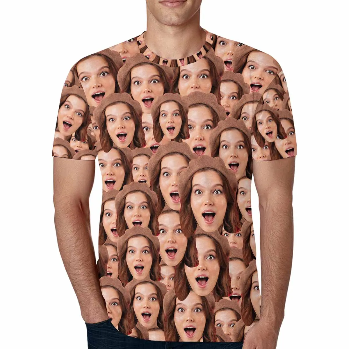 Custom Face Only You Men's T-shirt