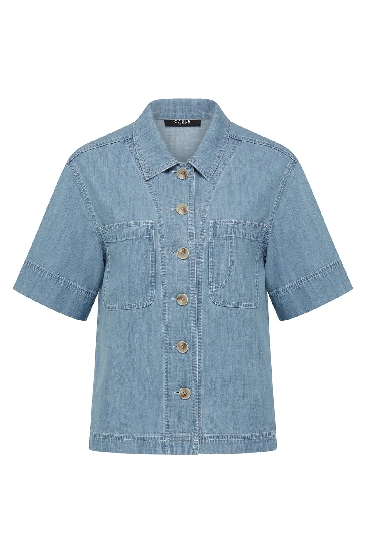 ELLIE TOP | Chambray