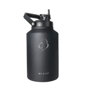 Gallon Insulated Jug with Straw Lid | Black | 128oz
