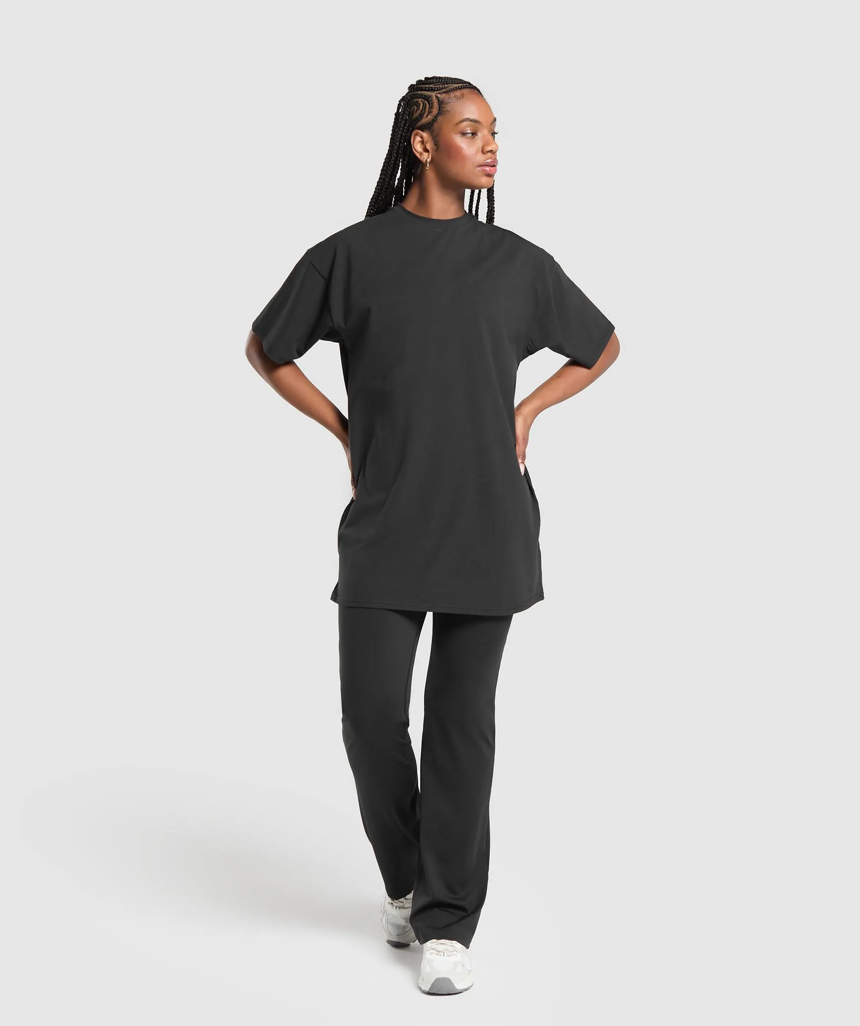 Gymshark Oversized T-Shirt Dress - Black