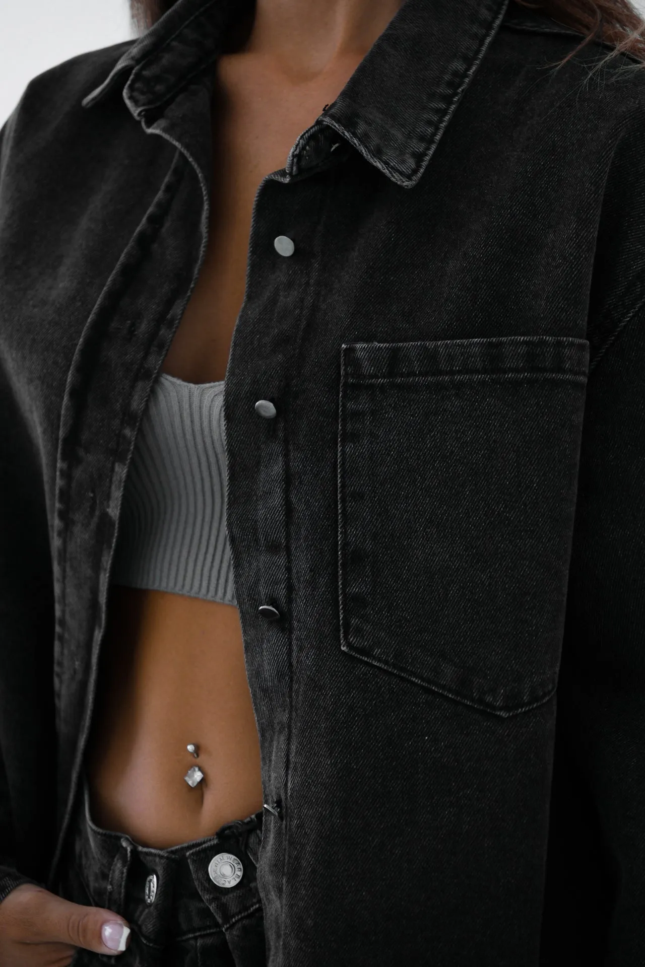 Oversize Denim Shirt
