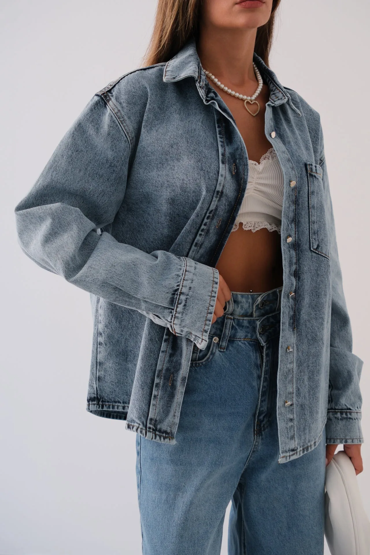 Oversize Denim Shirt