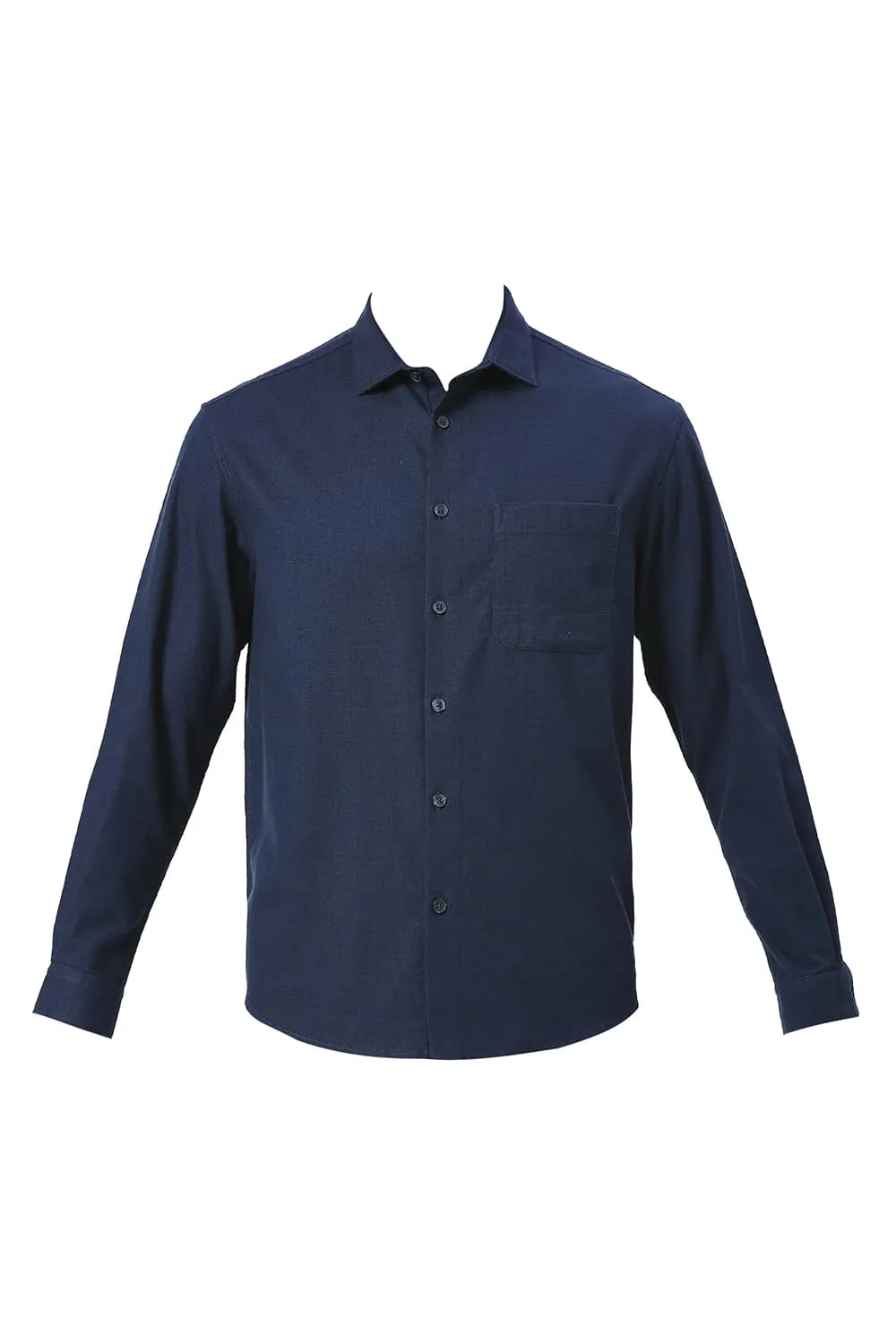 Relaxed Fit Cotton Hopsack Slub Dobby Shirt