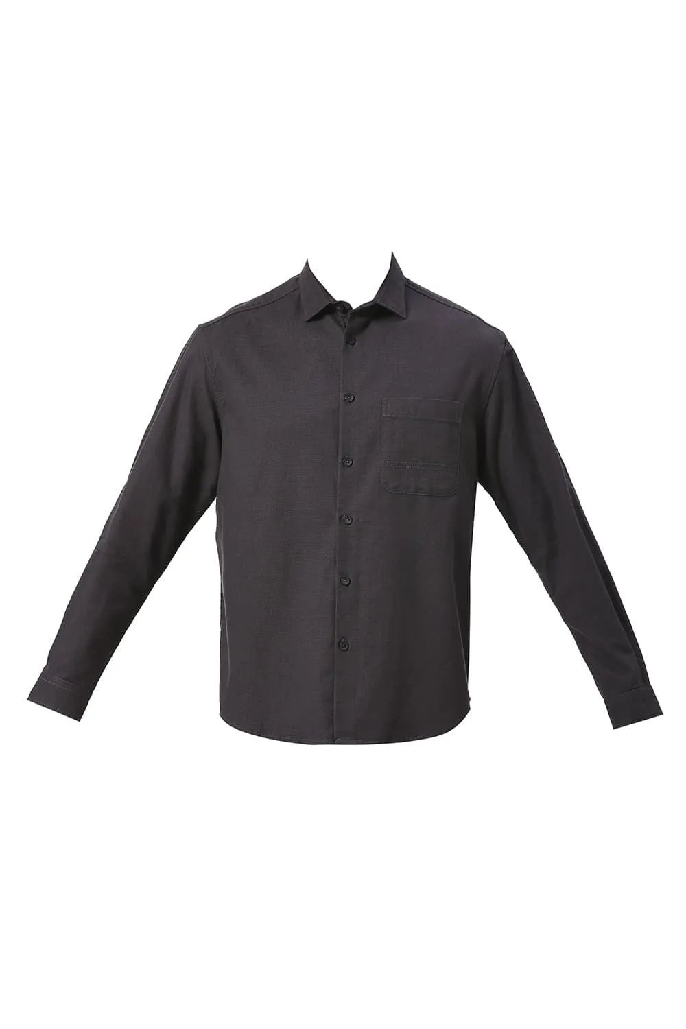 Relaxed Fit Cotton Hopsack Slub Dobby Shirt