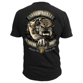 USMC Release the Dogs of War Men's T-Shirt